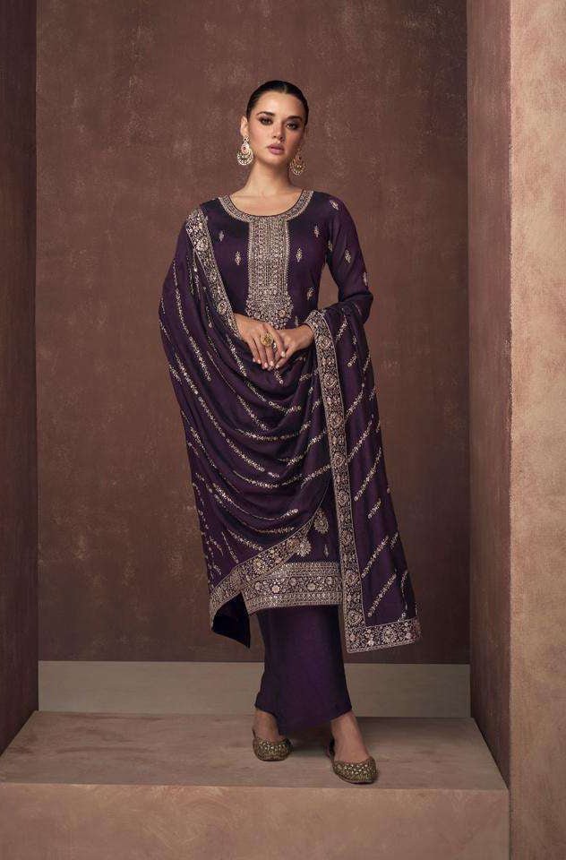 Stunning Wine Wedding Salwar Kameez Palazzo Pant Style