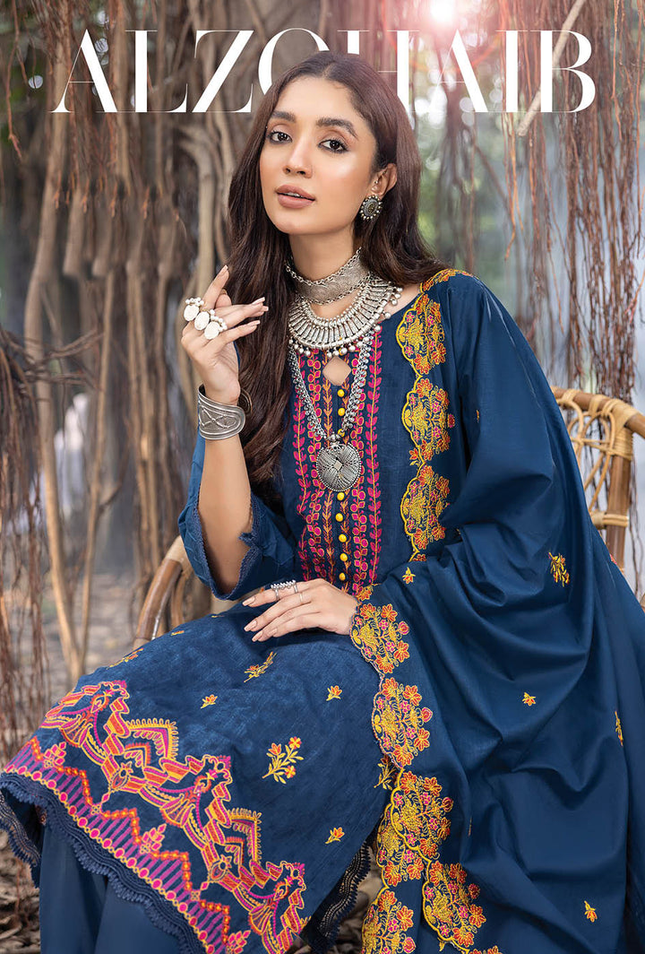 Elegant Blue Pakistani Salwar Suits