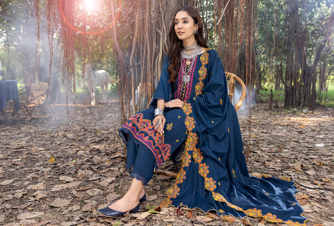 Elegant Blue Pakistani Salwar Suits