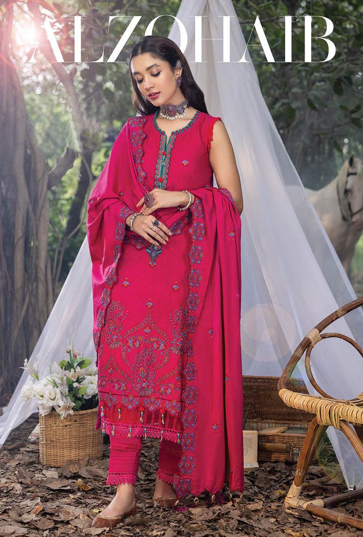 Maroon Embroidered Pakistani Salwar Suit