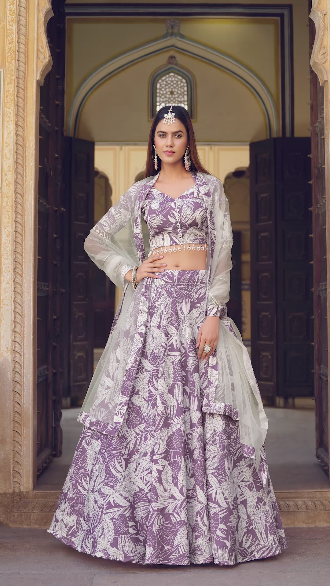 Regal Purple Lehenga Choli