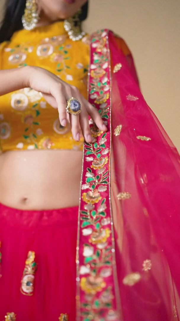 Red Designer Lehenga Choli