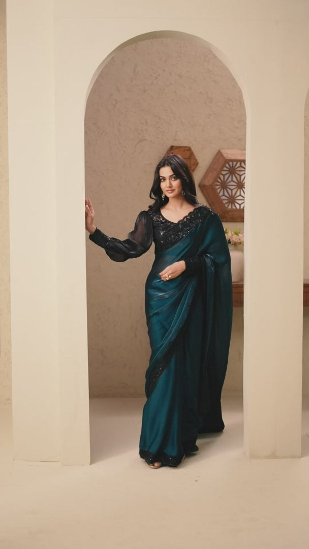 Rama Green Indian Saree