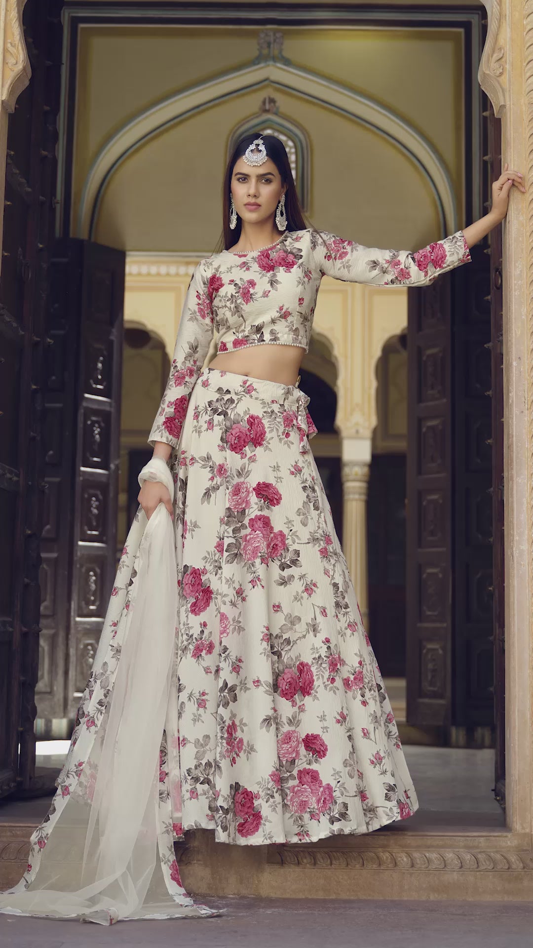 Elegant White Lehenga Choli