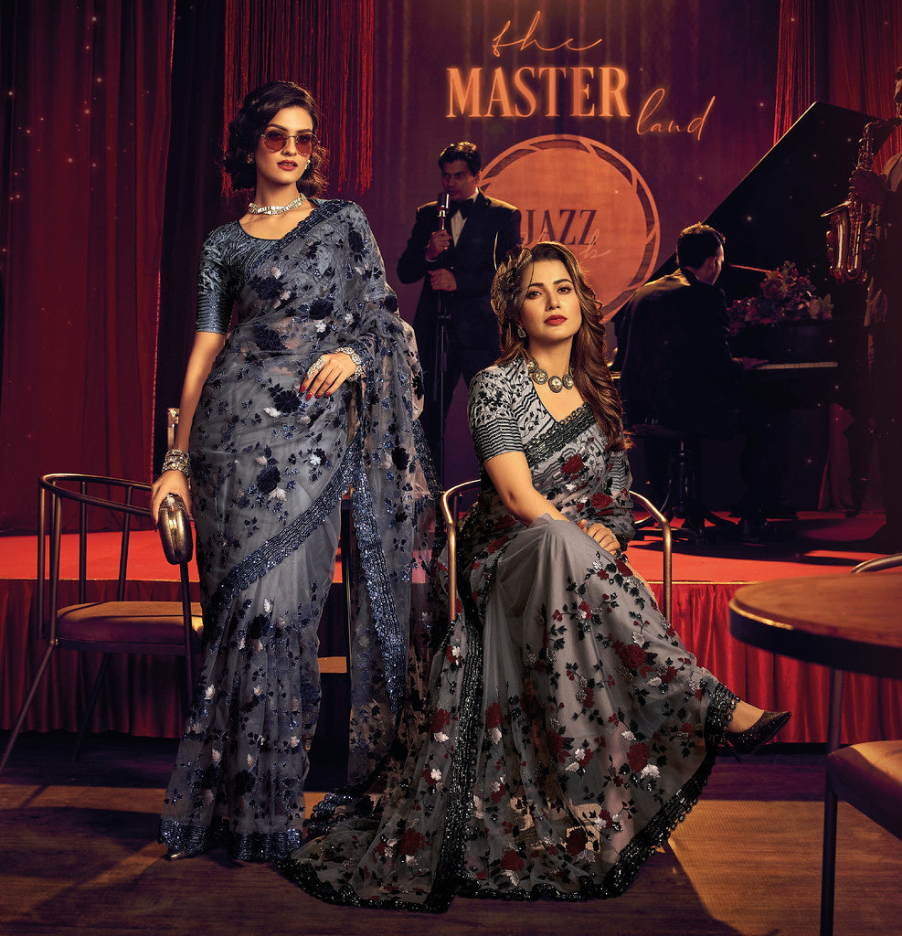 Discover the Allure of Purple Designer Sarees